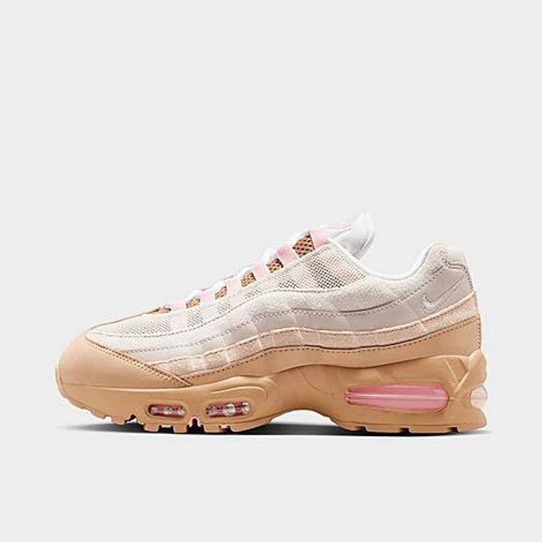 Nike Women's Air Max 95 Casual Shoes in British Khaki/Linen/Sanddrift Size: 5.0