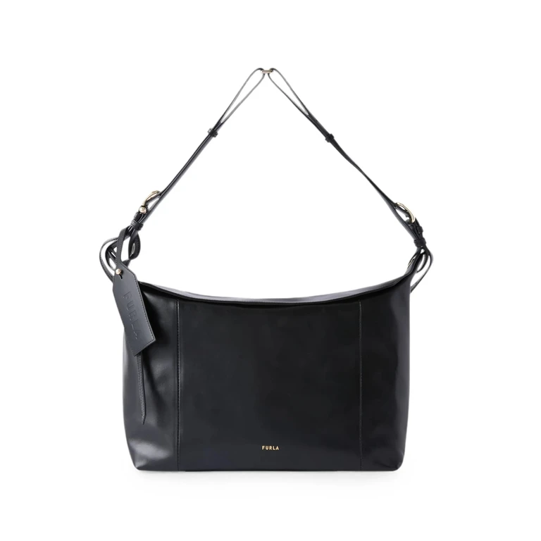 Logo-print Leather Shoulder Bag
