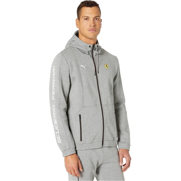 Men's Sf Scuderia Ferrari Hooded Sweat Jacket Jackets