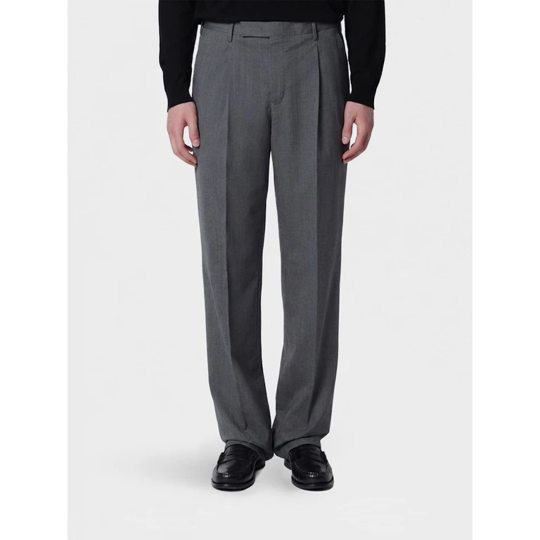 Wide-Leg Sartorial Trousers in Pure Virgin Wool (COAFX9ZA0TTKMR940230)