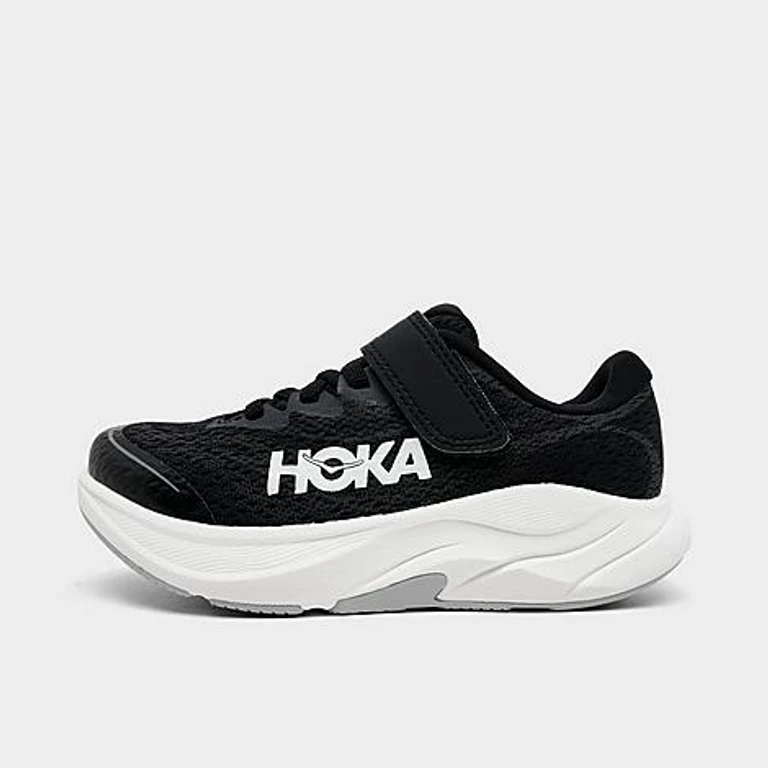 Little Kids Rincon 4 Stretch Lace Running Shoes in Black/White
