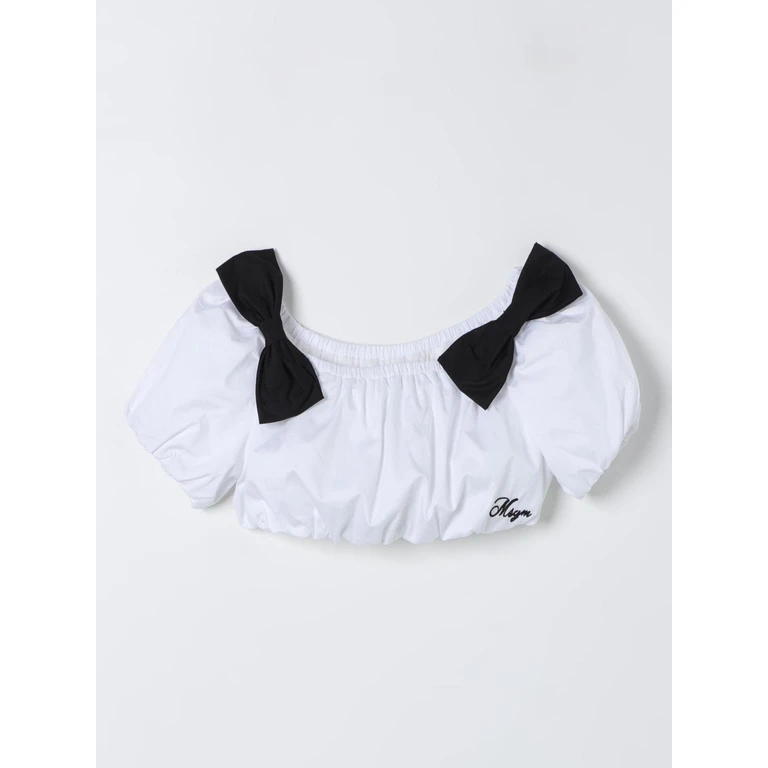 MSGM KIDS Top Kids color White (S4MSJGTO108001)
