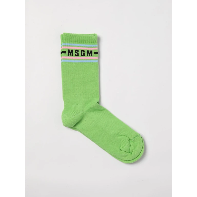MSGM KIDS Socks Kids color Green (S5MSJUSO199MS006)