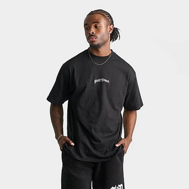 Men's Spartan T-Shirt in Black Size: Small