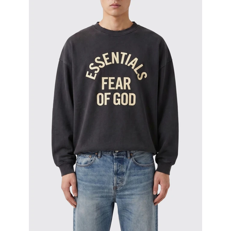 Sweatshirt Men color Black (125SP262011FFADEDBLACK)