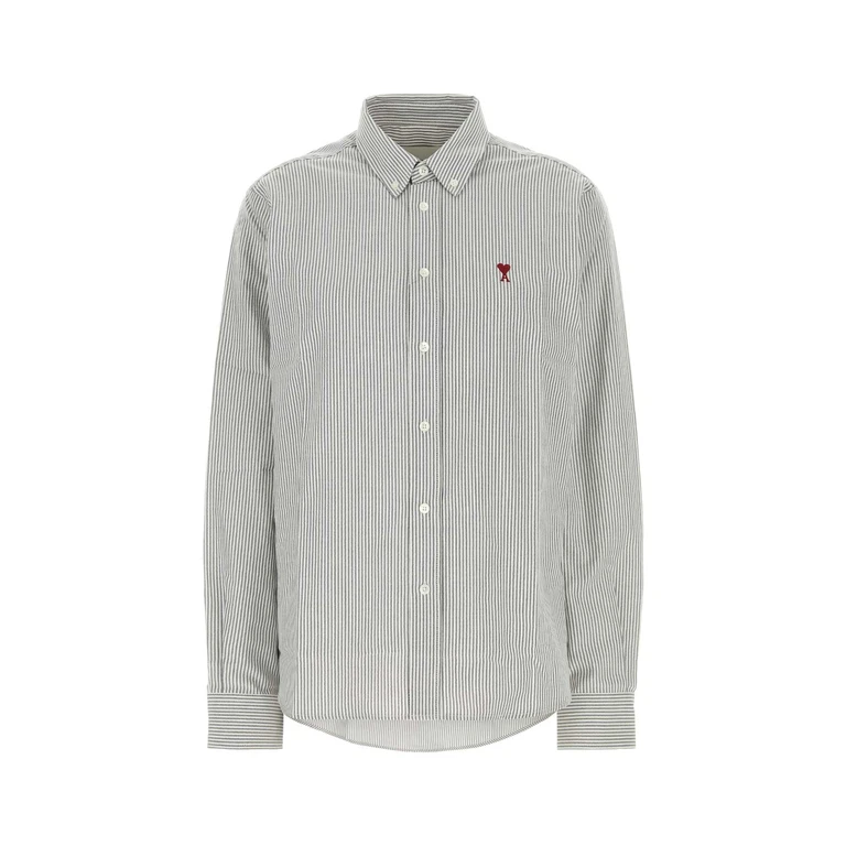 AMI Paris Blacknaturalwhite Exterior: Cotton Camicie
