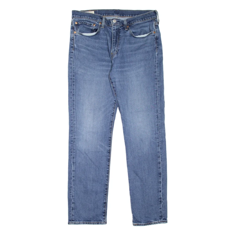 LEVI'S 511 BIG E Jeans Mens Blue Slim Straight Stone Wash W34 L32