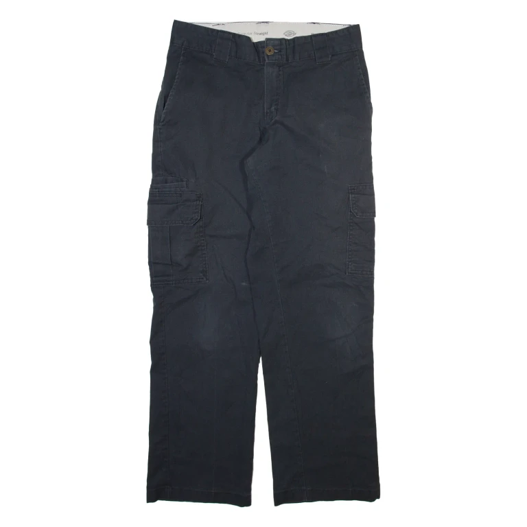 DICKIES Cargo Mens Trousers Grey Regular Straight W30 L30