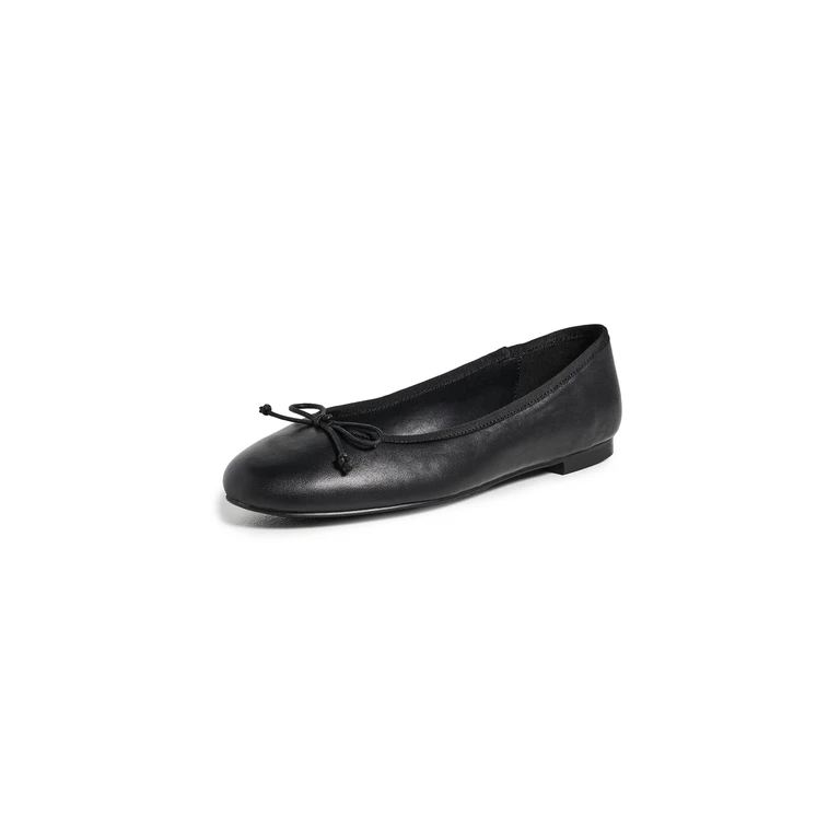 Tony Bianco Comma Ballet Flats Black Nappa 8