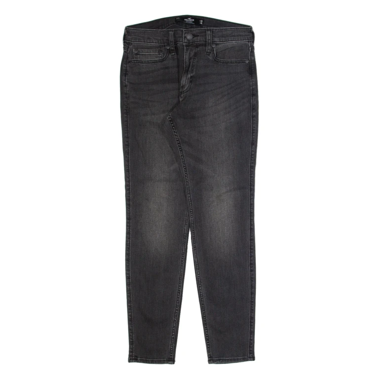 HOLLISTER Womens Jeans Black Slim Skinny W30 L30