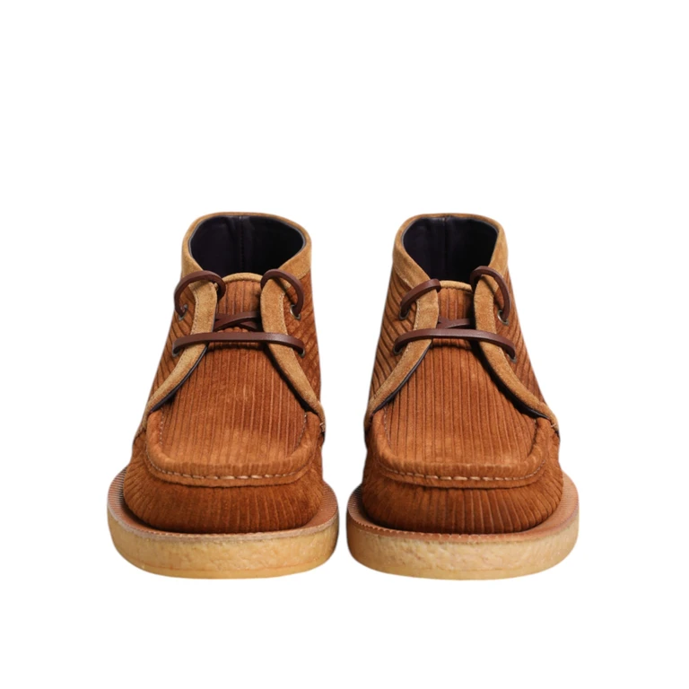Dolce & Gabbana Brown Suede Nubuck Leather Desert Ankle Boots Shoes - Men