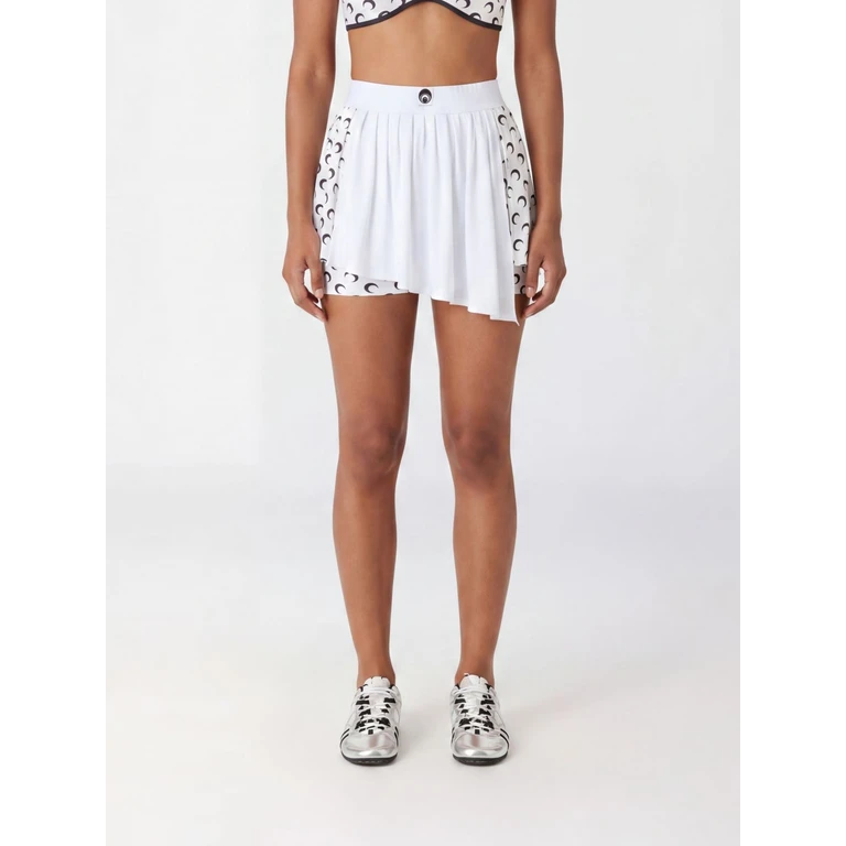 Crescent Moon Logo Stretch-Tech Jogging Shorts (WSK137ACJER0101WH00)