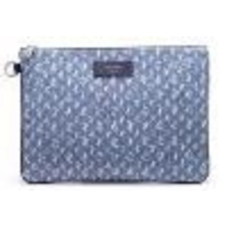 Derek-N JC Monogram Denim Clutch