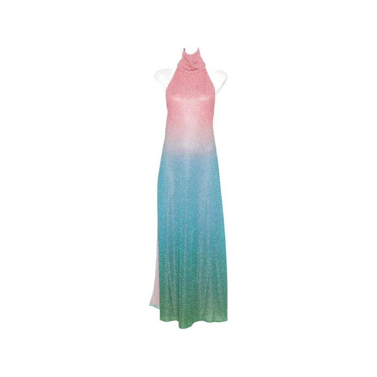 Oséree Lumière Candy Gradient-effect Maxi Dress