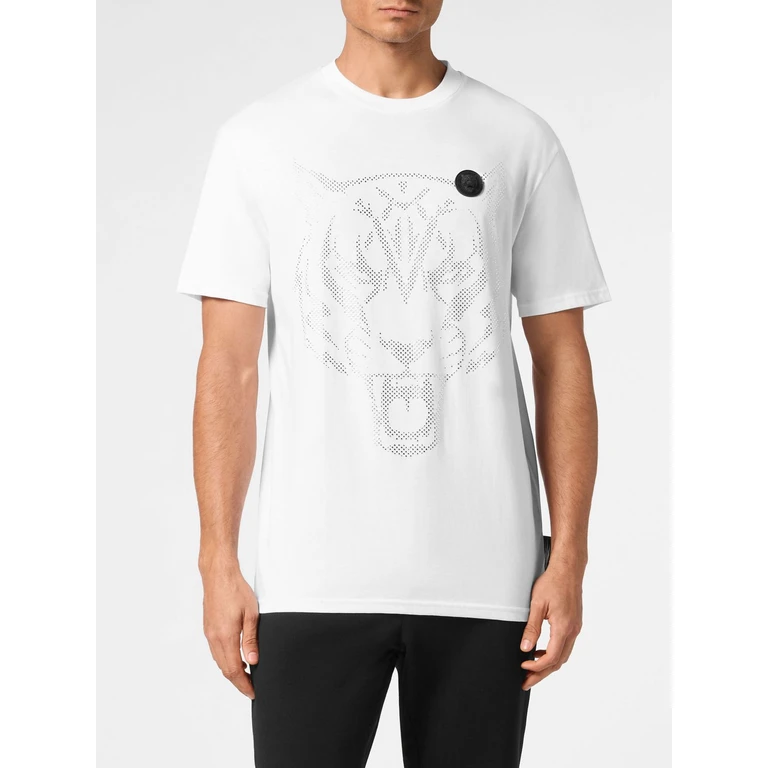 T-Shirt Men color White (SAECMTK8009STE001N0170)