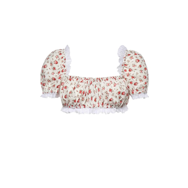 Haut à motif rose Dolce & Gabbana