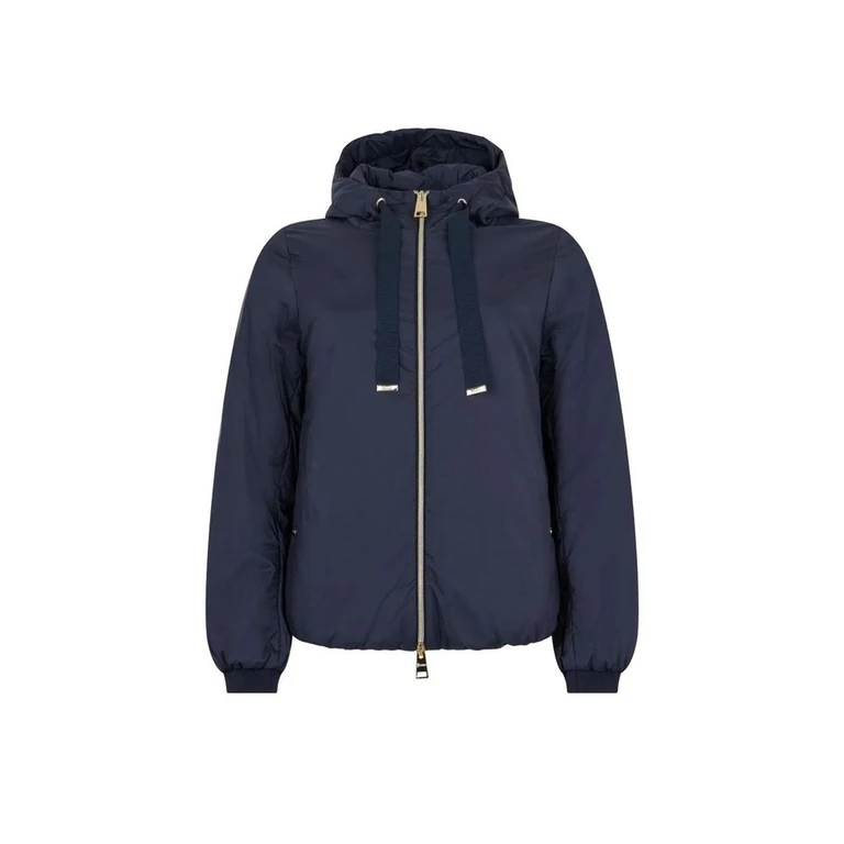 Herno Blue Polyamide Full-Length Jacket Clothing - Women