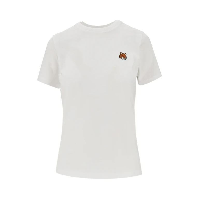 メゾンキツネ レディース フォックスヘッド パッチ Tシャツ