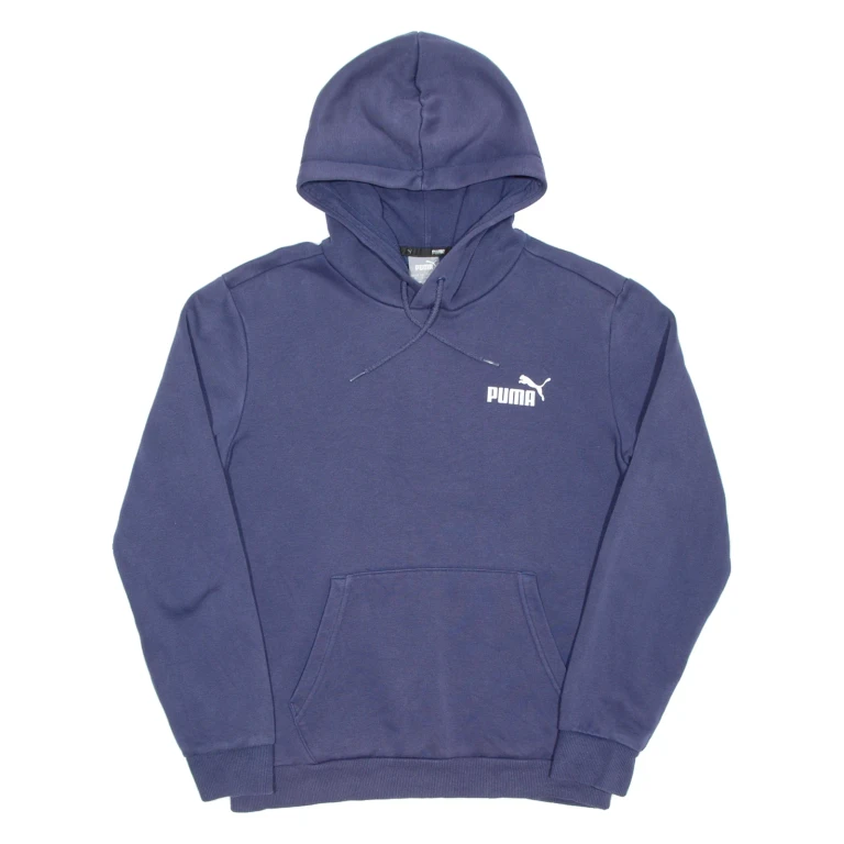 PUMA Mens Blue Hoodie S
