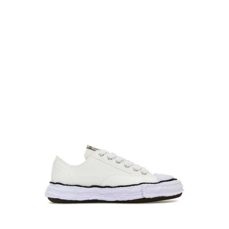 White Canvas Sneakers - Men
