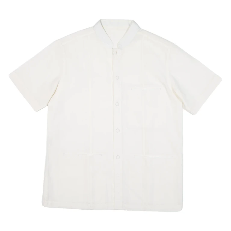 Mens Plain Shirt White M
