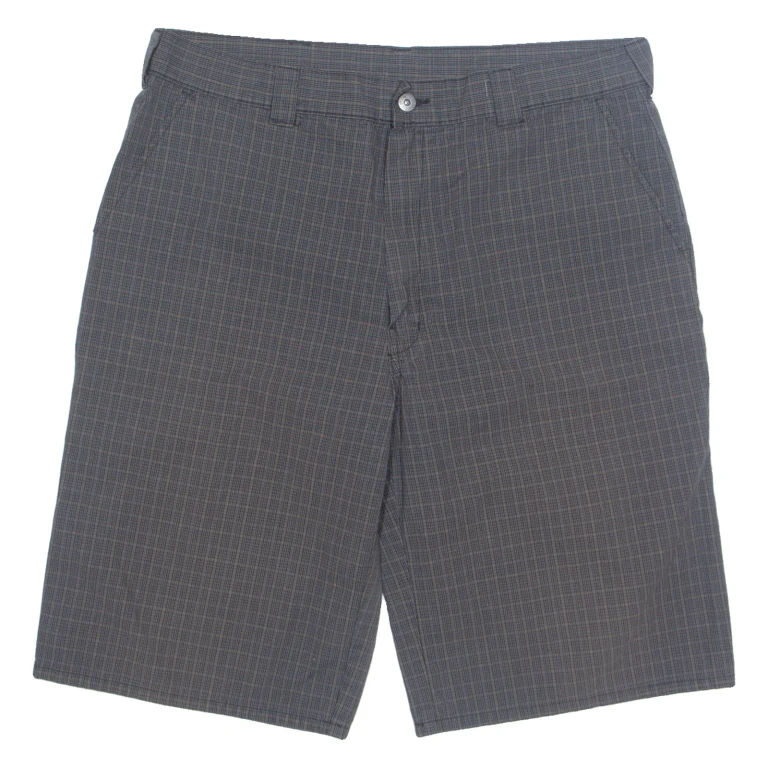 DICKIES Mens Chino Shorts Black Check L W36