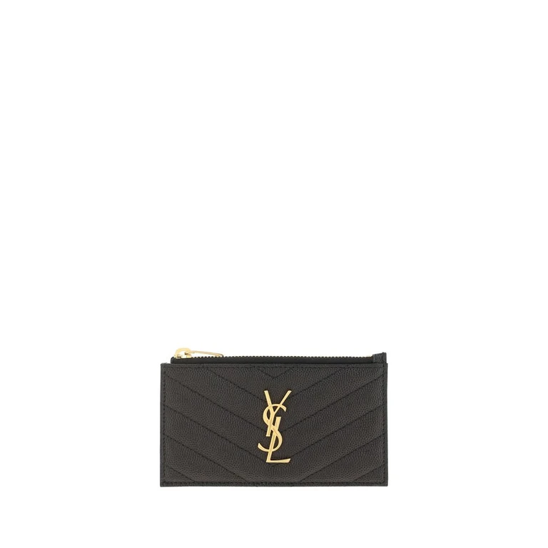 Black Calf Leather Bos Taurus Wallet - Women