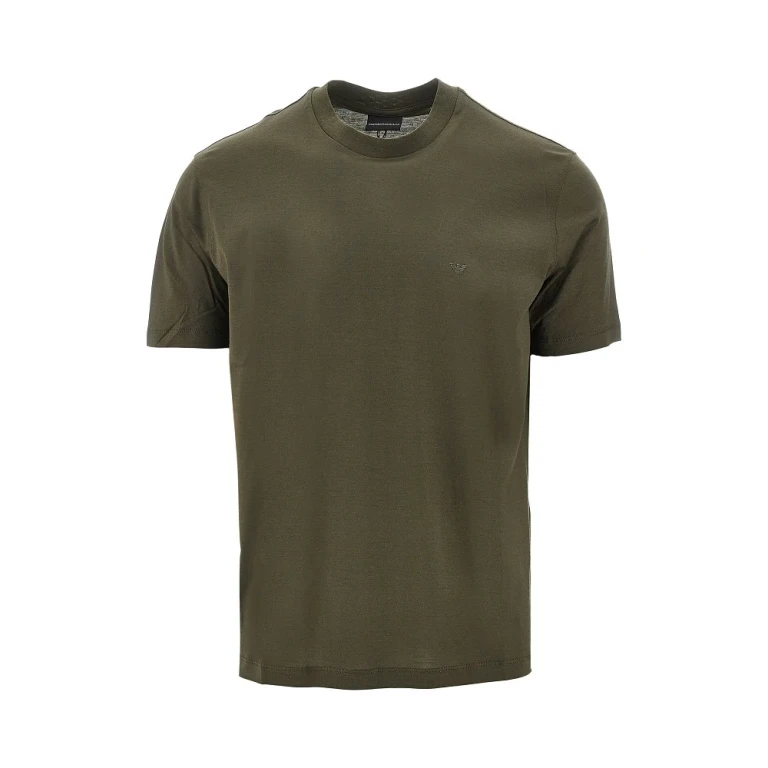 Emporio Armani heren T-shirt van lyocell en katoen