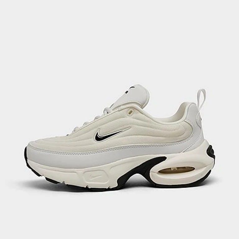 Nike Women's Air Max Portal Casual Shoes in Summit White/Black/Sail Size: 5.0