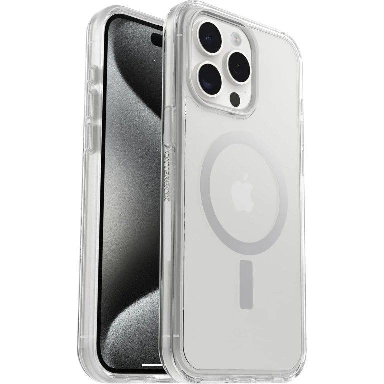 Symmetry Clear for MagSafe Case for iPhone 15 Pro Max Shockproof Drop Proof Protective Thin Case 3X Tested to Military Standard Clear