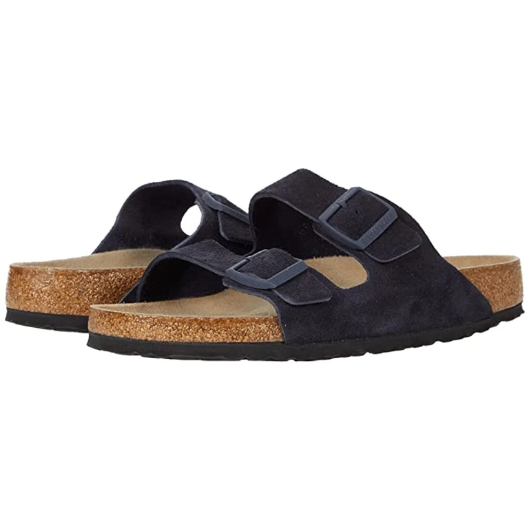 Arizona Soft Footbed Nubuck Leather Sandals