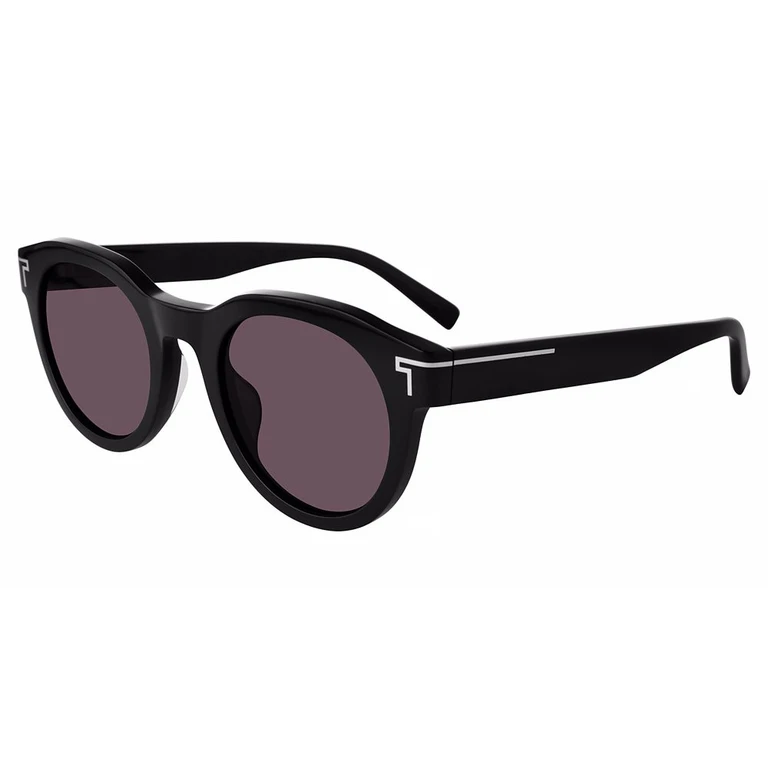 Grey Oval Unisex Sunglasses STU509 1BLA 50