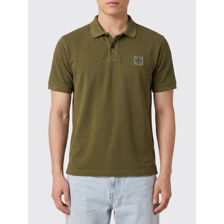 Polo Shirt Men color Military (22002SCS0067V005G)