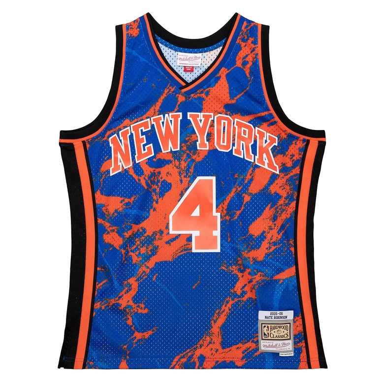 NBA Team Marble Swingman Jersey Ny Knicks 2005 Nate Robinson