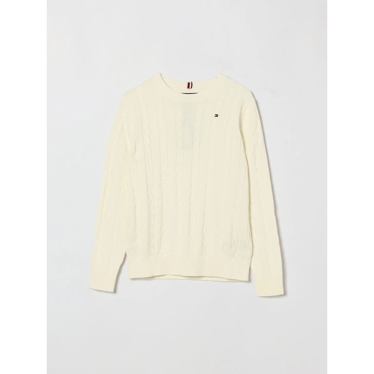 Boy's Wool Blend Crewneck Jumper with Embroidered Logo (KB0KB09753YA8)