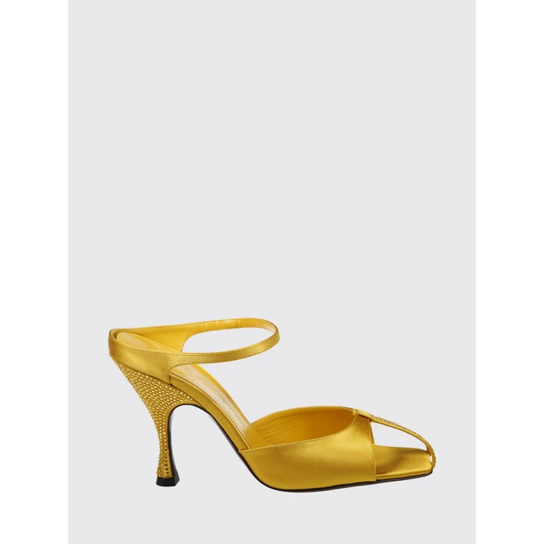 Heeled Sandal Woman color Yellow (HBWF067030)