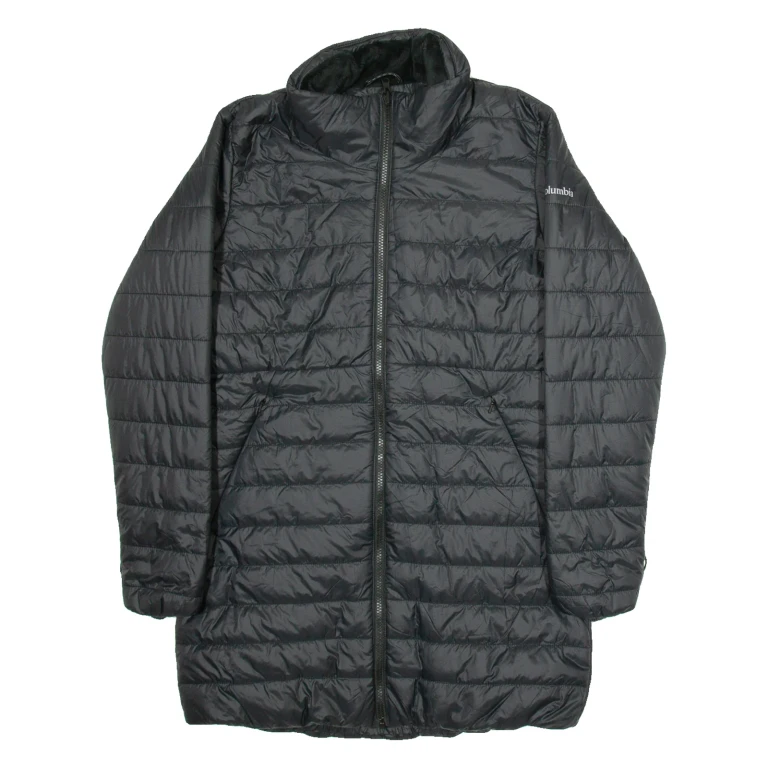 COLUMBIA Womens Puffer Jacket Black M