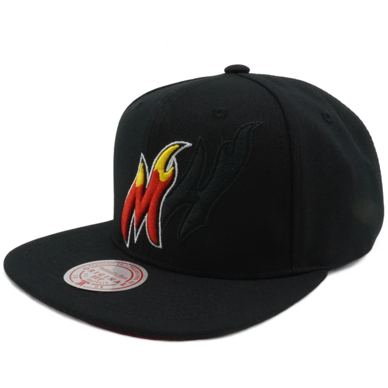 Men's NBA Xl Logo Pop Snapback Heat Snapback Caps