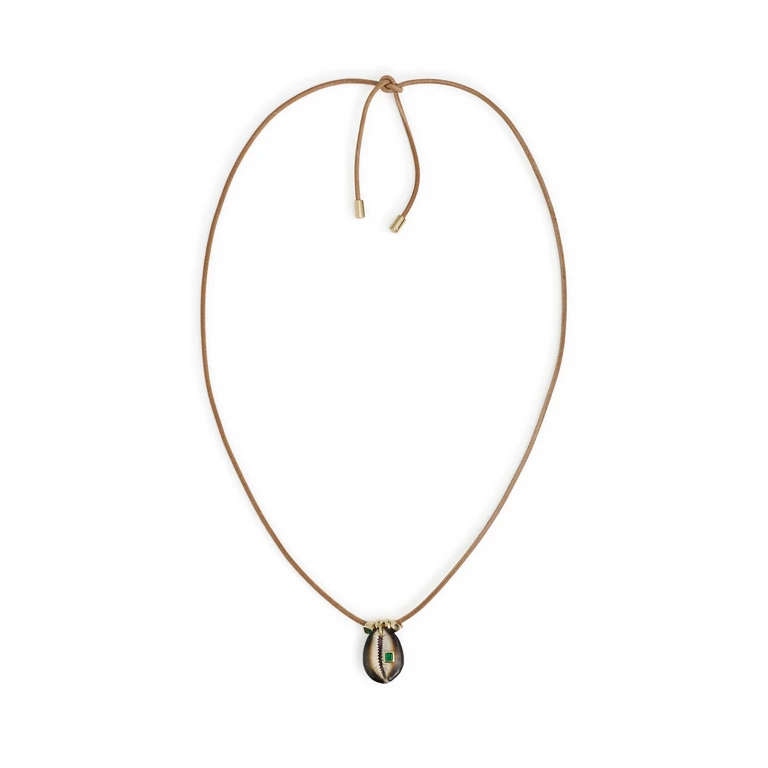 Martha Calvo Raya Necklace Brown One Size