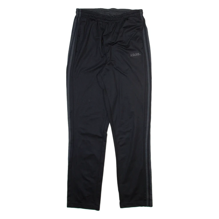 ADIDAS Mens Track Pants Black Straight L W26 L30