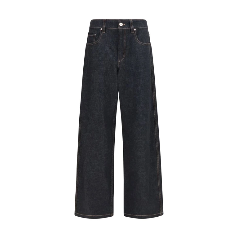 Jeans preto de algodão