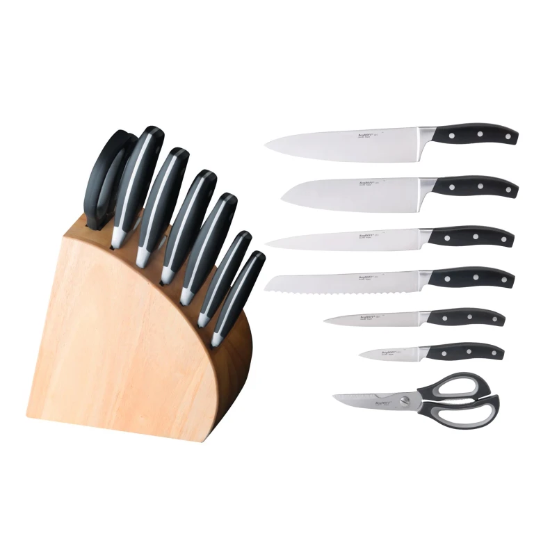 Forged 8Pc Stainless Steel Cutlery Set with Block