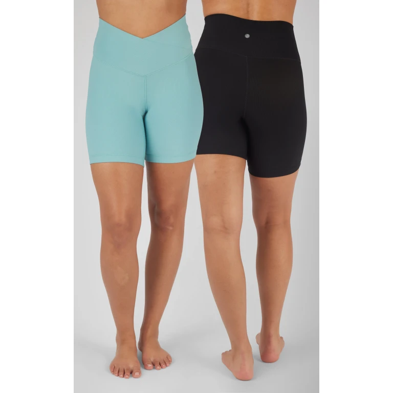 2 PK Ribbed 7" Shorts