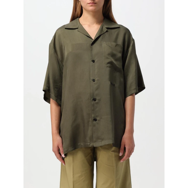 MSGM Shirt Men color Military (3640ME08X24701537)
