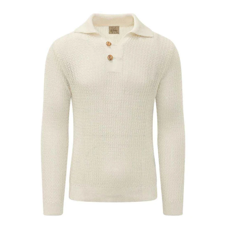 Pull Col Rond - Blanc (SHELBY427COBRAWHT)