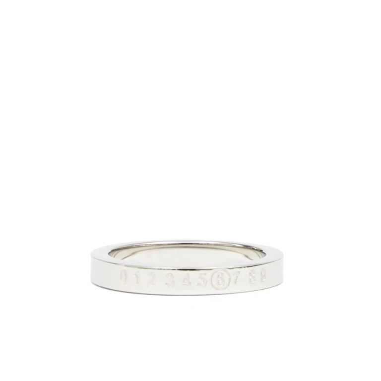 Numeric Engraved Polished Ring
