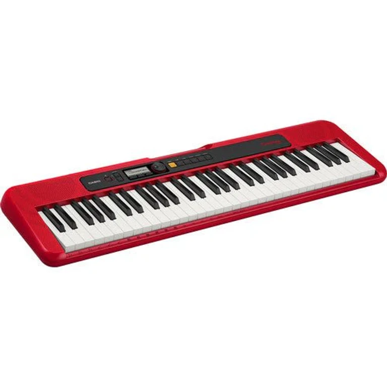 Casiotone CT-S200, Beginner 61-Key Portable Keyboard (Red)