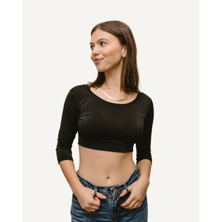 Elegant 3/4 Sleeve Halftee