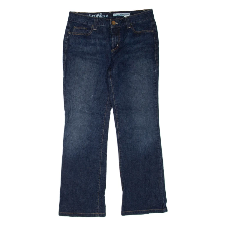 DKNY Soho Womens Jeans Blue Regular Bootcut W32 L30