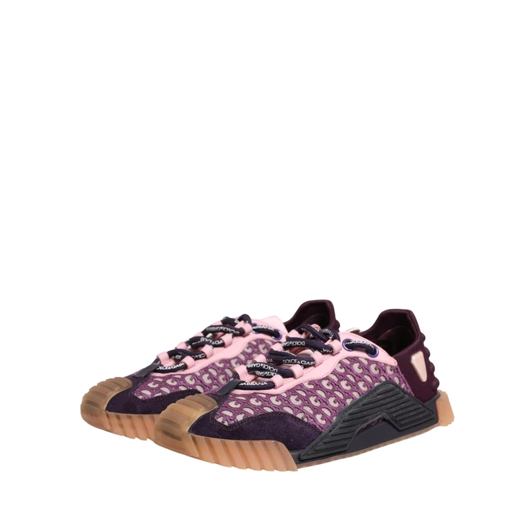 Dolce & Gabbana Multicolor Logo Low Top Ns1 Sneakers Shoes - Women
